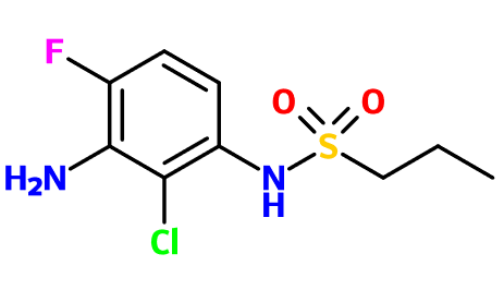 (图片) MC001862 N-(3-Amino-2-Cl-4-fluorophenyl)-1-propanesulfonamide